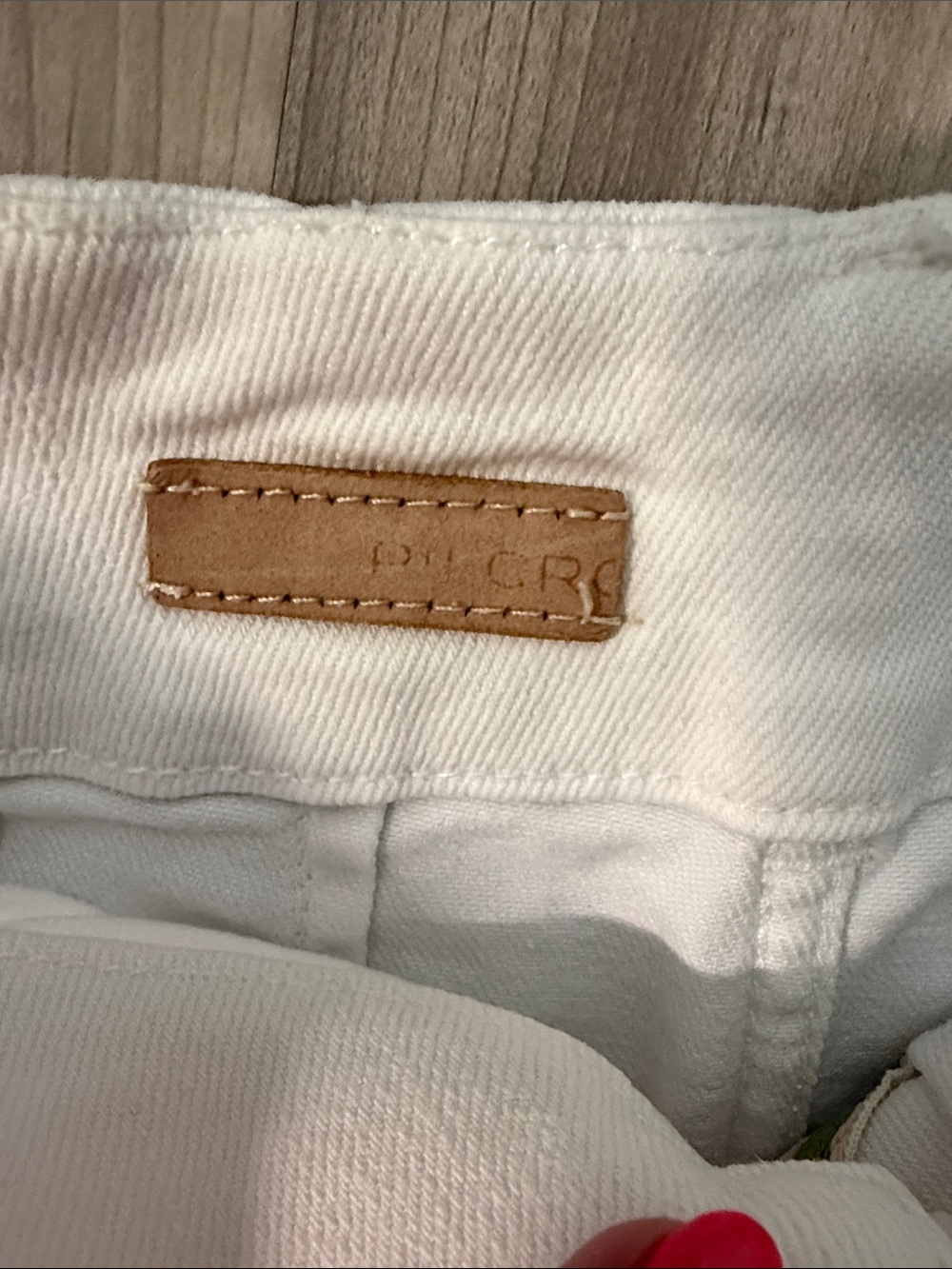 Pilcro White Wide Leg Jeans - Picture 2 of 11
